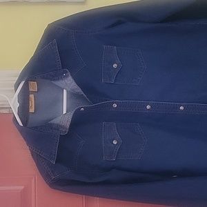 Wrangler Denim snap down women's shirt